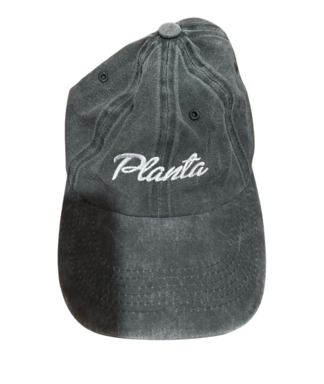 PLANTA ROSA Антрацитовая хлопковая кепка, фото 1
