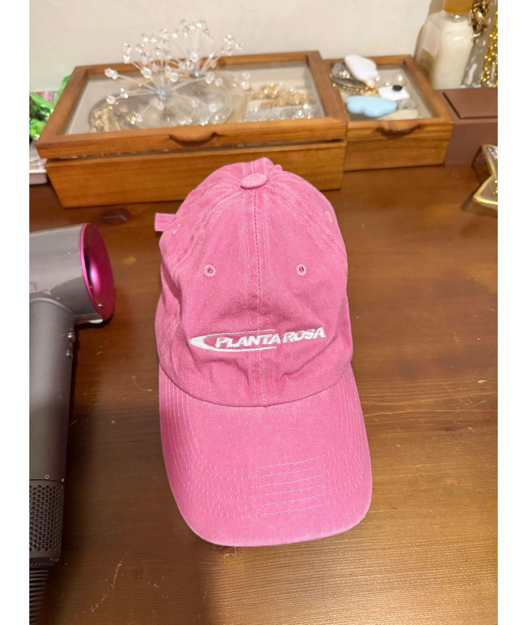 PLANTA ROSA Розовая хлопковая кепка, фото 4