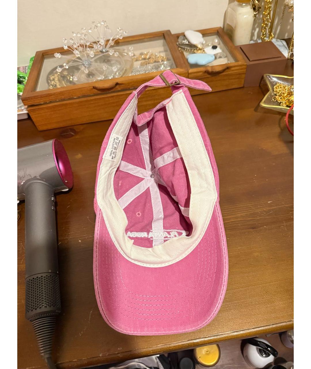 PLANTA ROSA Розовая хлопковая кепка, фото 3