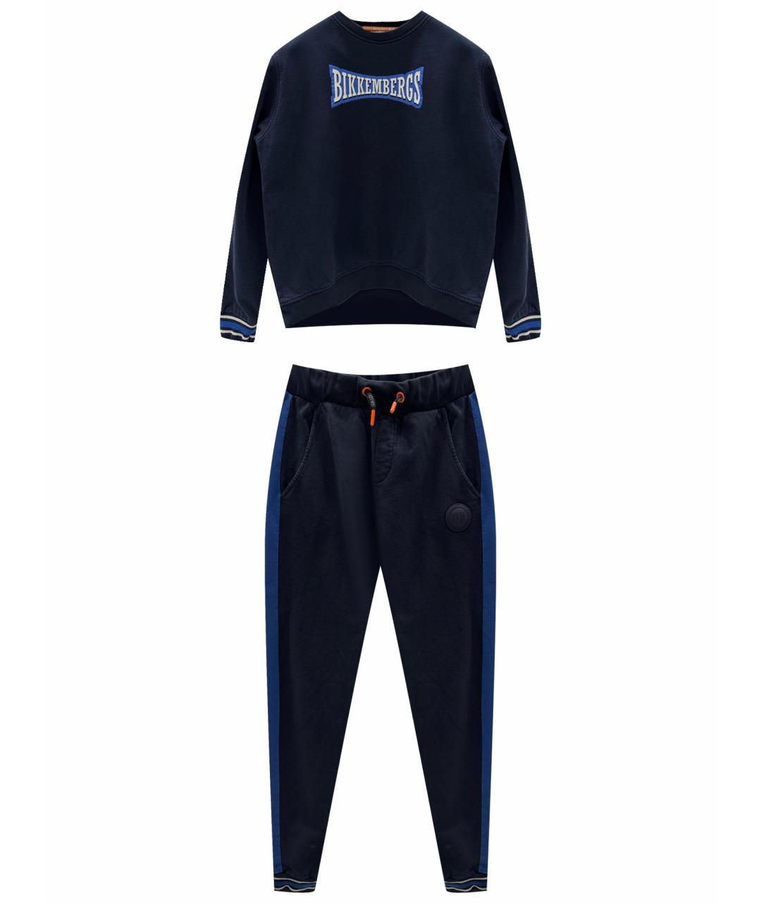 BIKKEMBERGS Темно-синий хлопковый комплект, фото 1