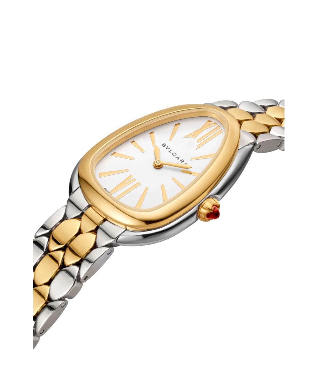 BVLGARI Серебряные часы из желтого золота, фото 2