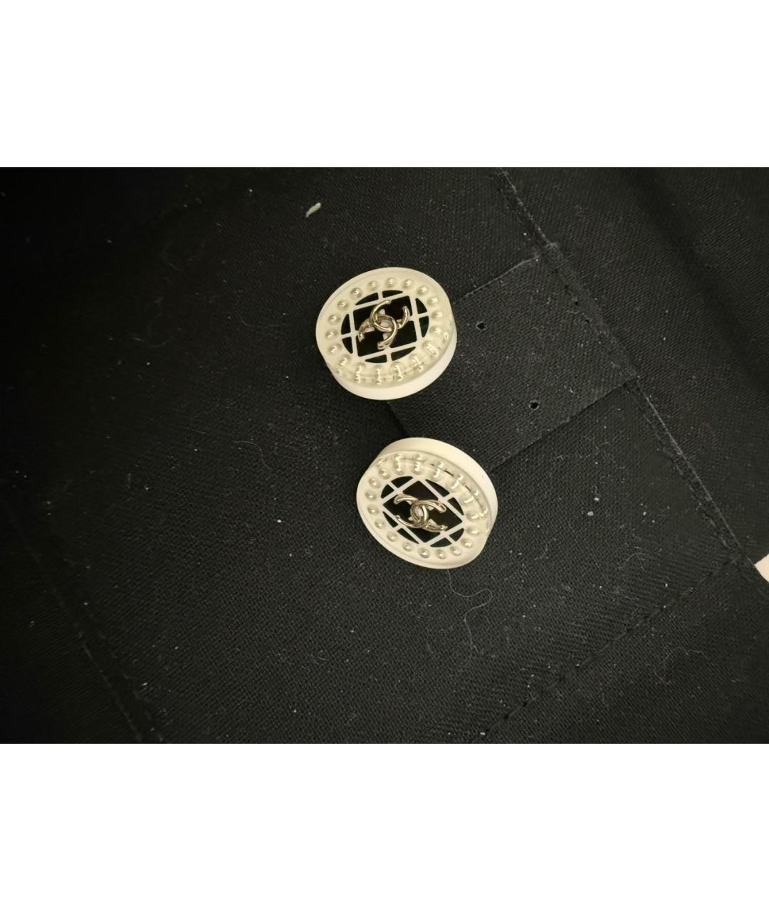 CHANEL Белые металлические серьги, фото 5