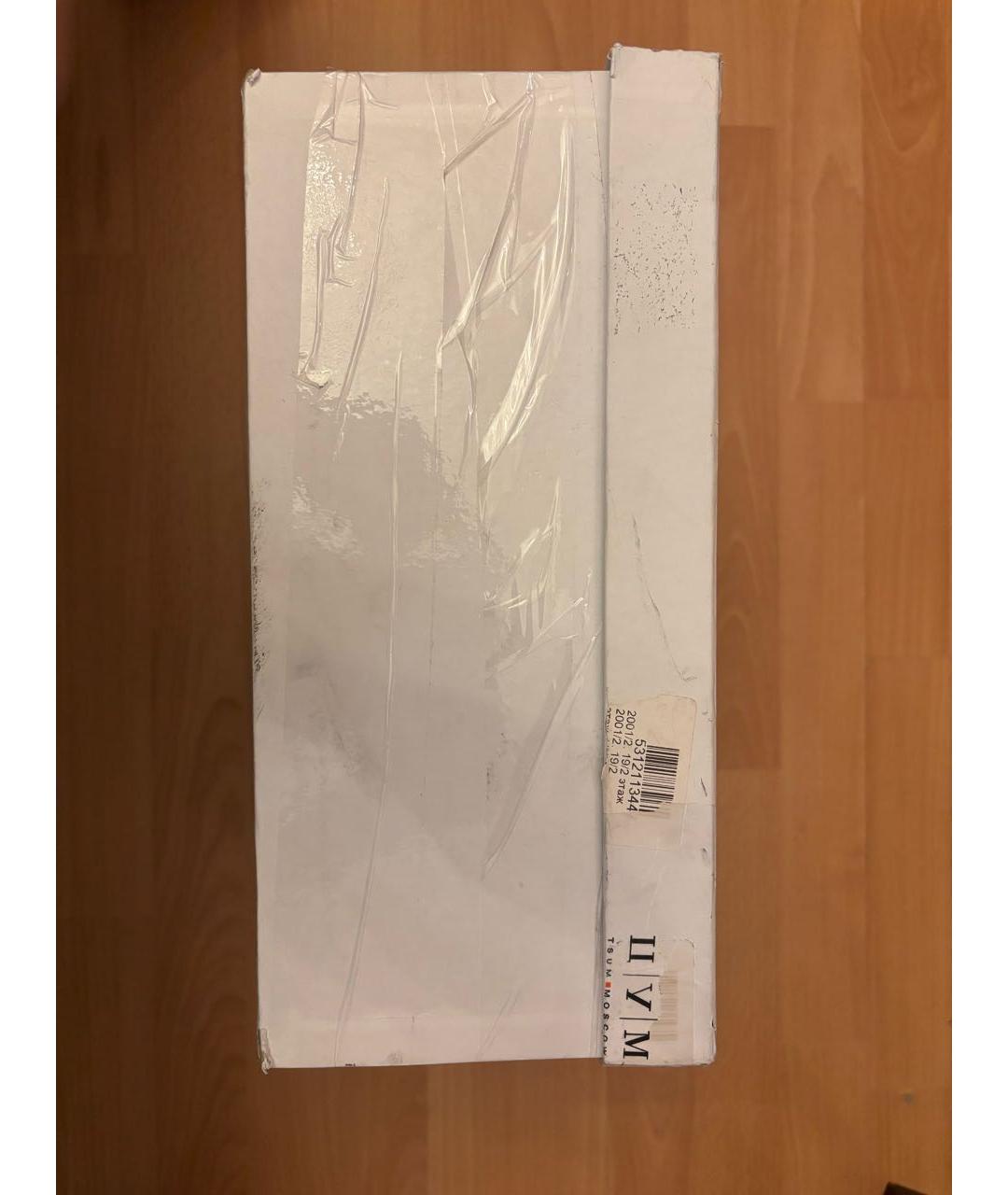 MM6 MAISON MARGIELA Черные кожаные высокие ботинки, фото 8