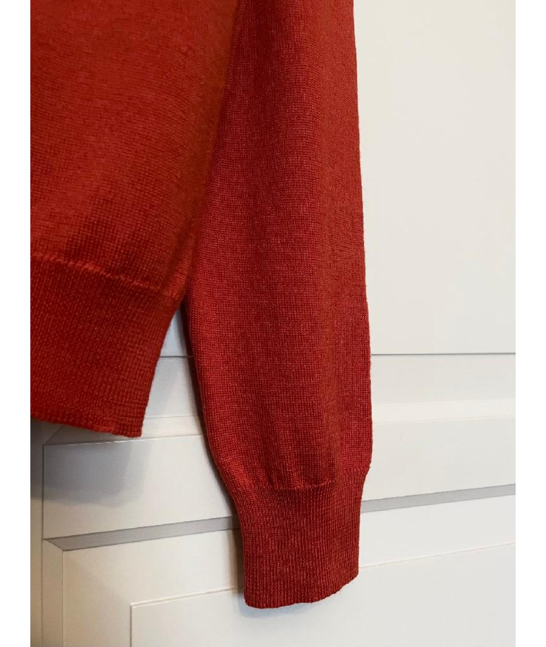 GUCCI Красный кашемировый джемпер / свитер, фото 2
