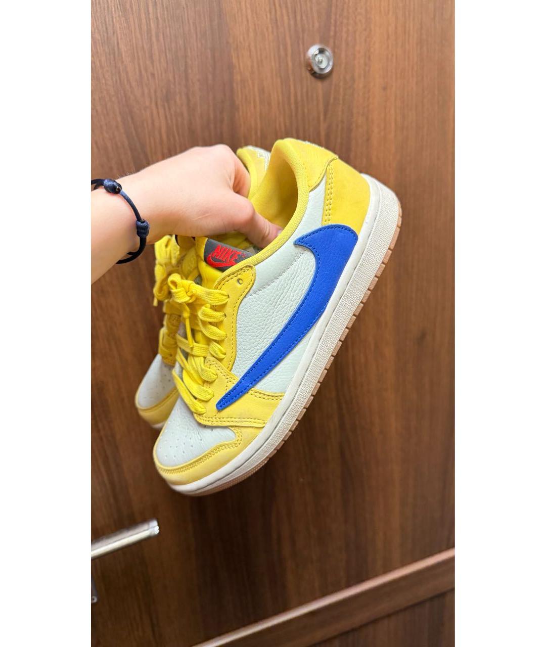 JORDAN Мульти кожаные кроссовки, фото 2