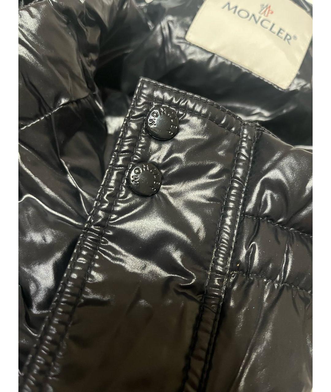 MONCLER Черные полиэстеровые брюки и шорты, фото 6