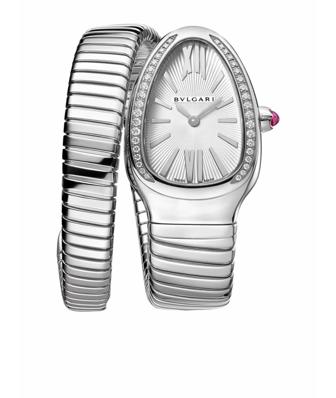 BVLGARI Серебряные часы, фото 1