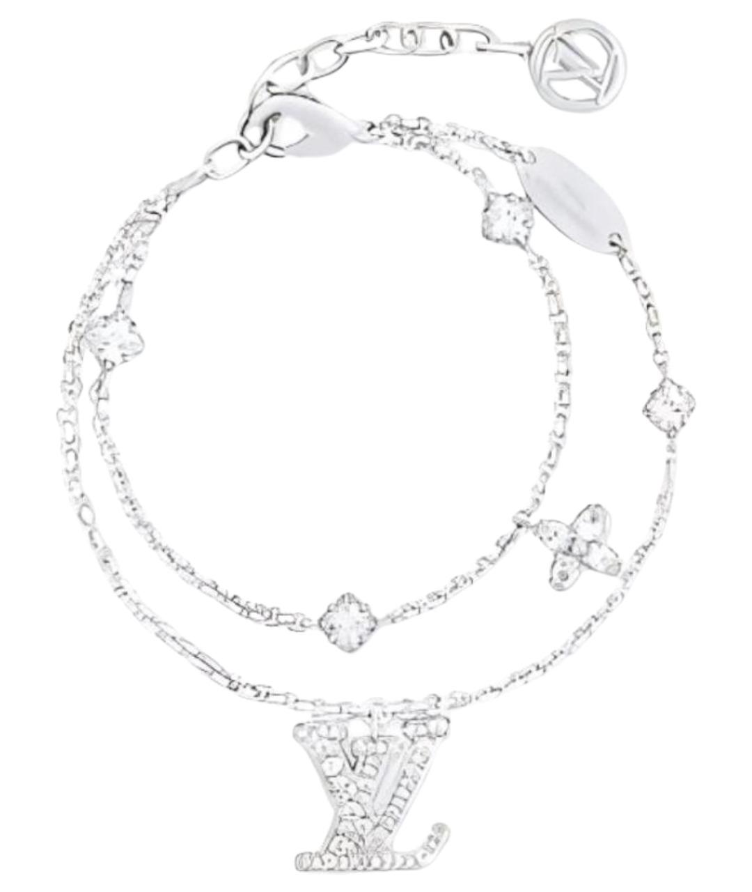 LOUIS VUITTON Серебрянный металлический браслет, фото 1