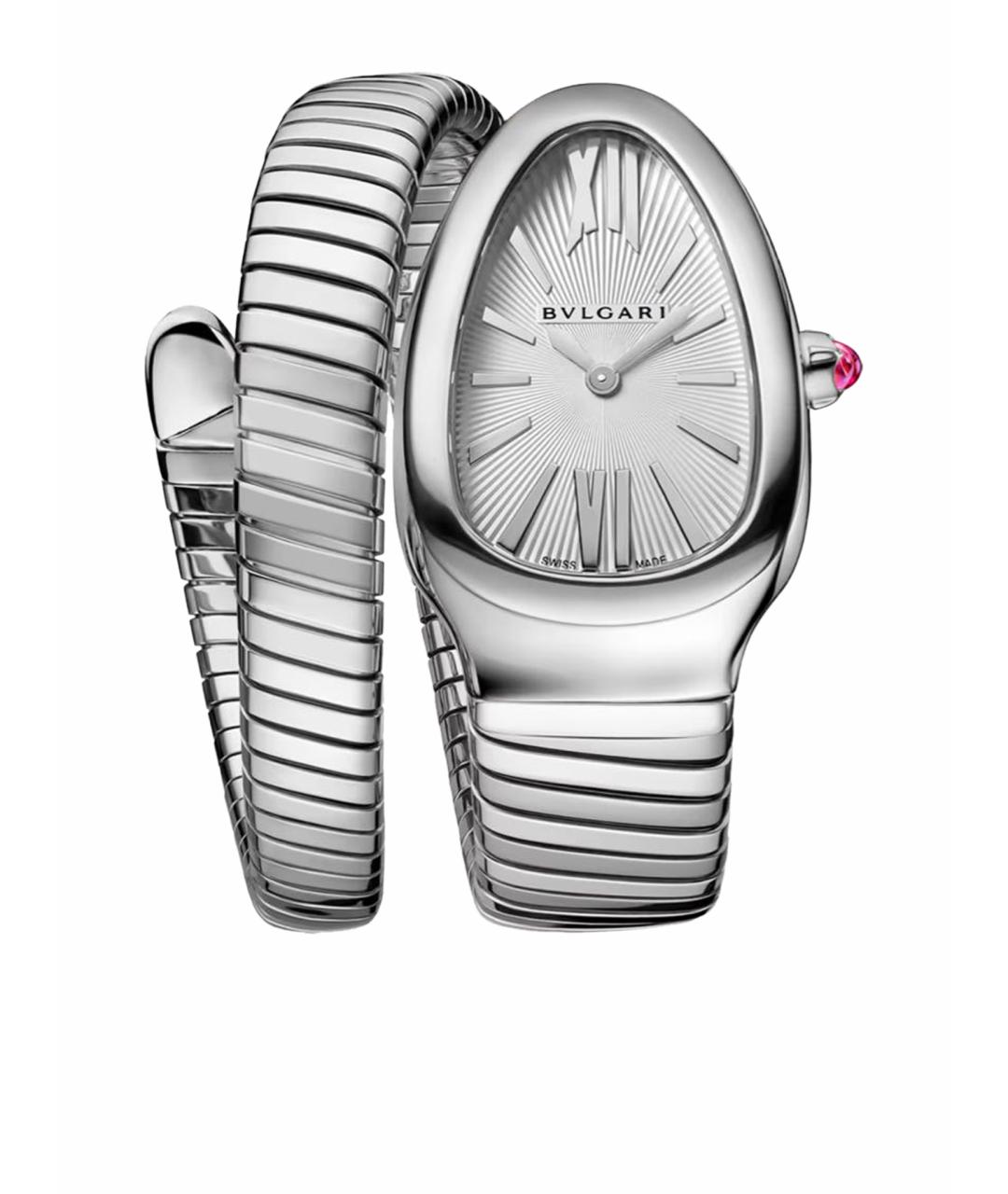 BVLGARI Серебряные часы, фото 1