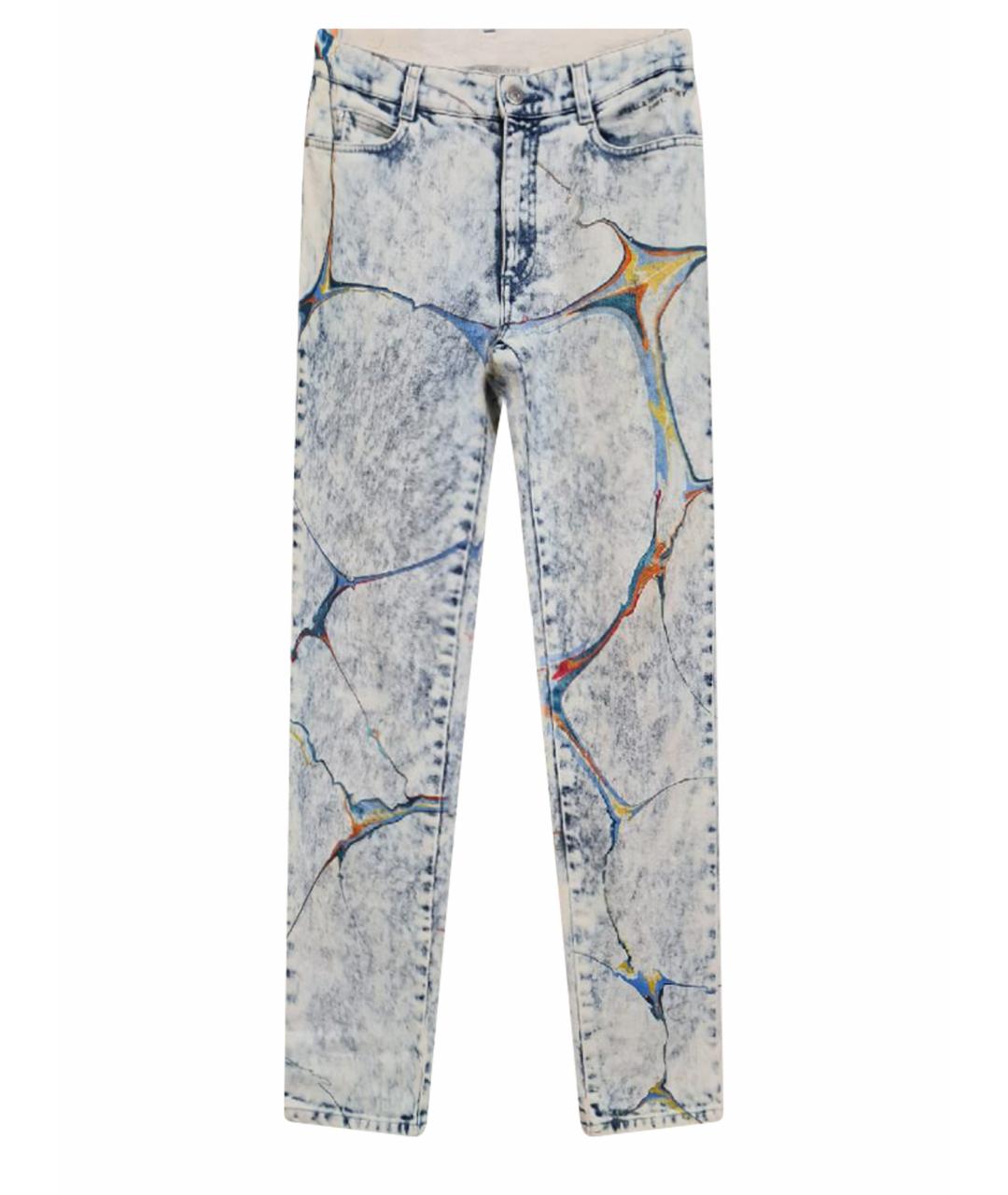 STELLA MCCARTNEY Голубые хлопковые прямые джинсы, фото 1