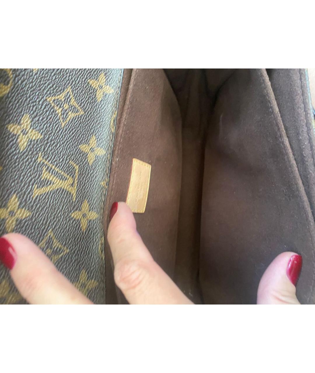 LOUIS VUITTON Коричневая сумка через плечо, фото 2