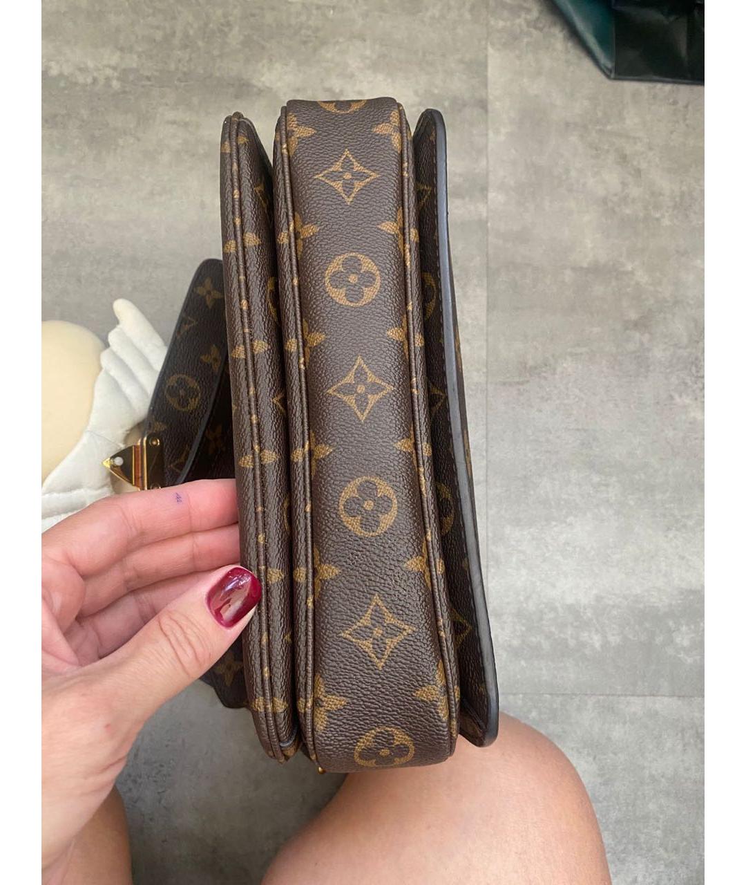 LOUIS VUITTON Коричневая сумка через плечо, фото 4