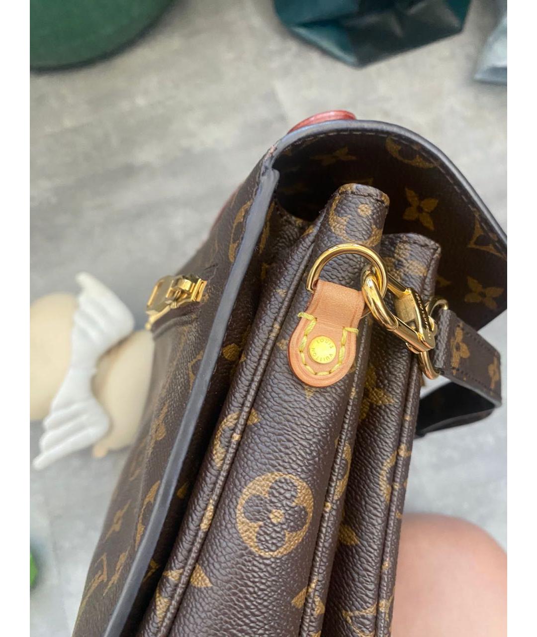 LOUIS VUITTON Коричневая сумка через плечо, фото 7