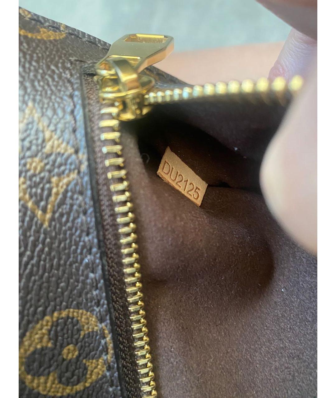 LOUIS VUITTON Коричневая сумка через плечо, фото 8