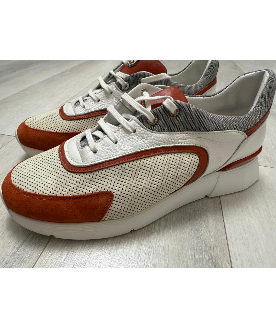 STEFANO RICCI Мульти кожаные низкие кроссовки / кеды, фото 3