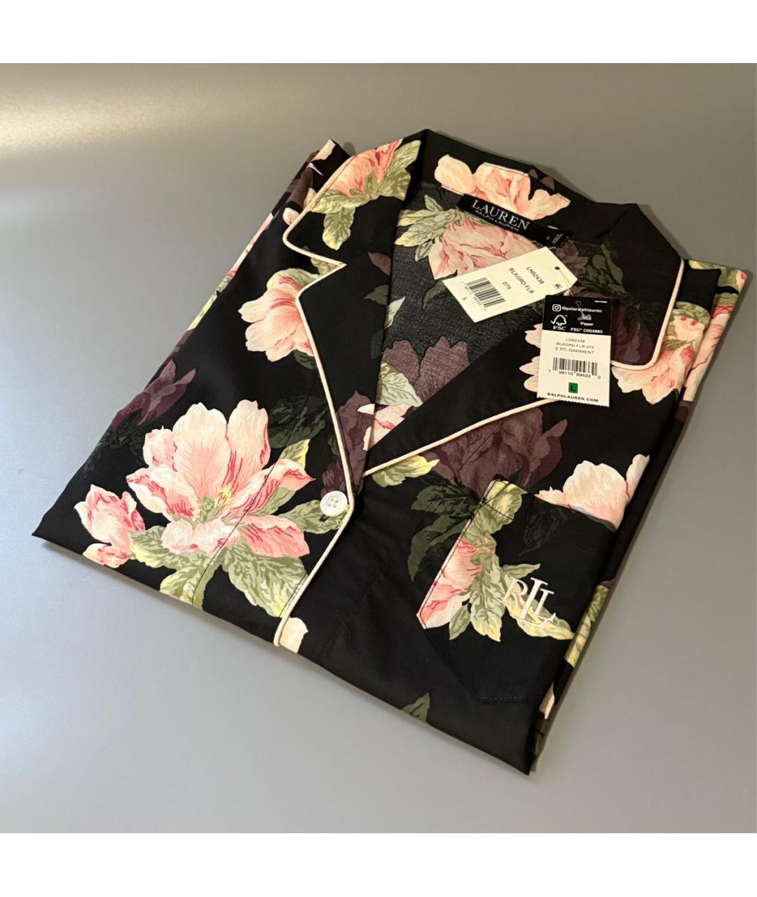 RALPH LAUREN Мульти вискозная пижама, фото 7