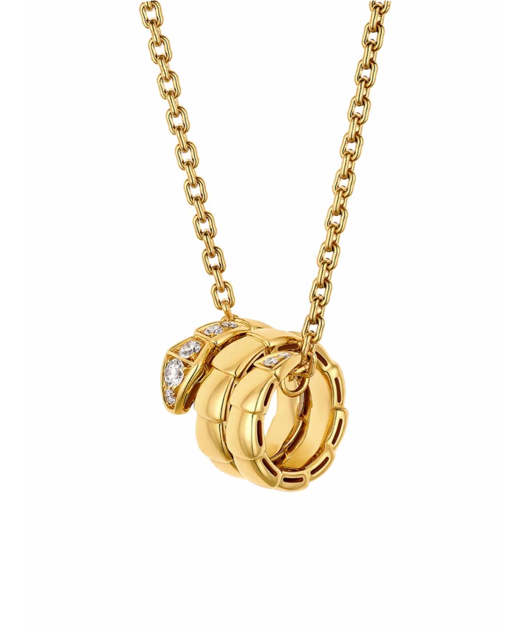 BVLGARI Желтая подвеска из желтого золота, фото 1