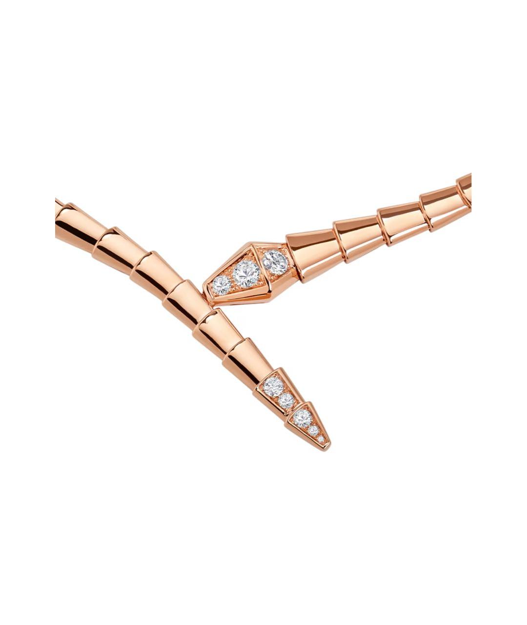 BVLGARI Бежевая подвеска из розового золота, фото 2