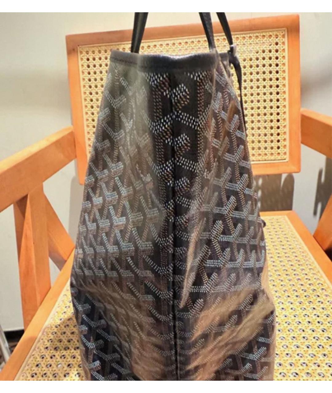 GOYARD Черная сумка тоут, фото 7