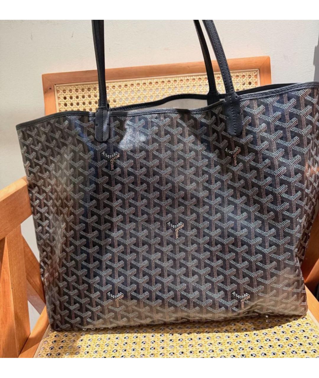 GOYARD Черная сумка тоут, фото 5