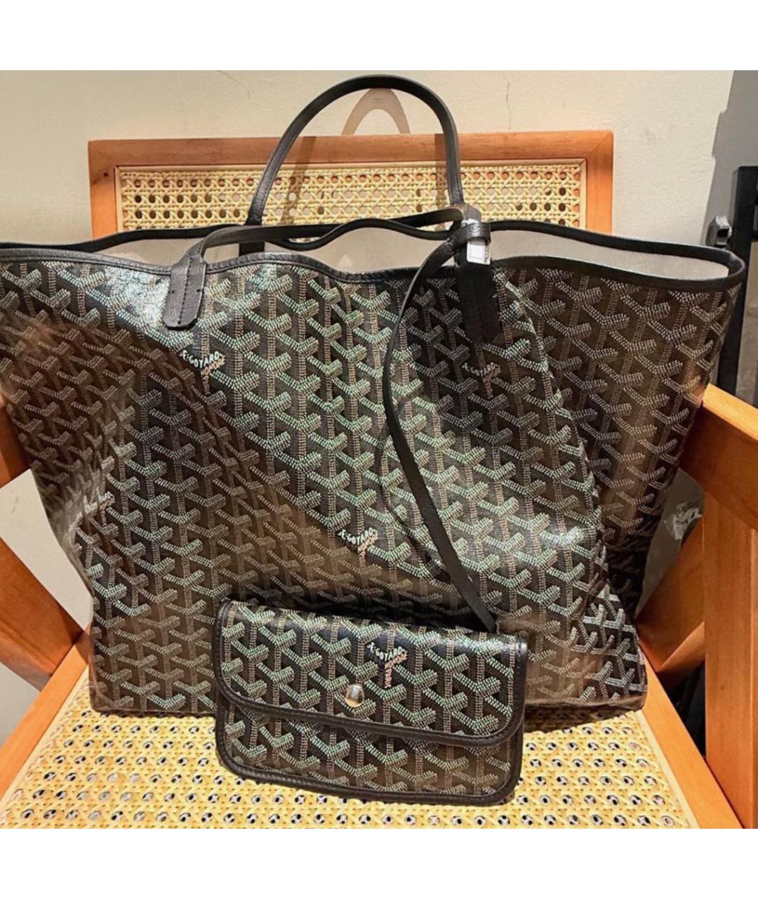 GOYARD Черная сумка тоут, фото 3
