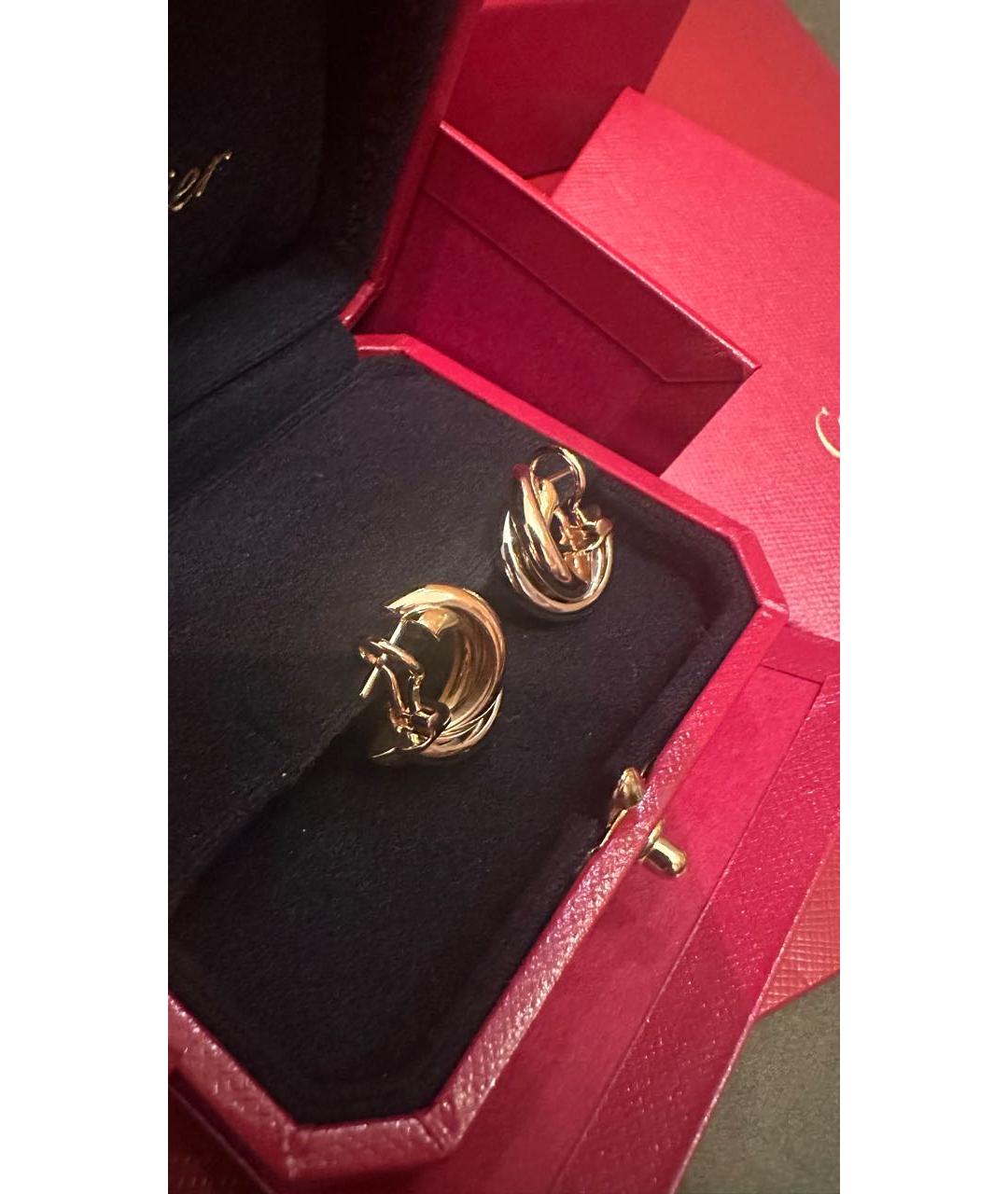 CARTIER Золотые серьги из розового золота, фото 3