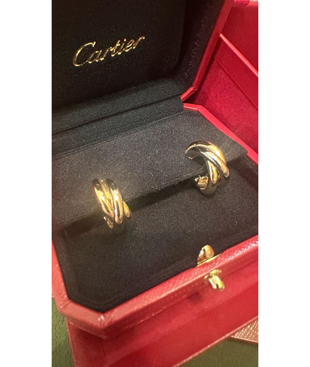 CARTIER Золотые серьги из розового золота, фото 9