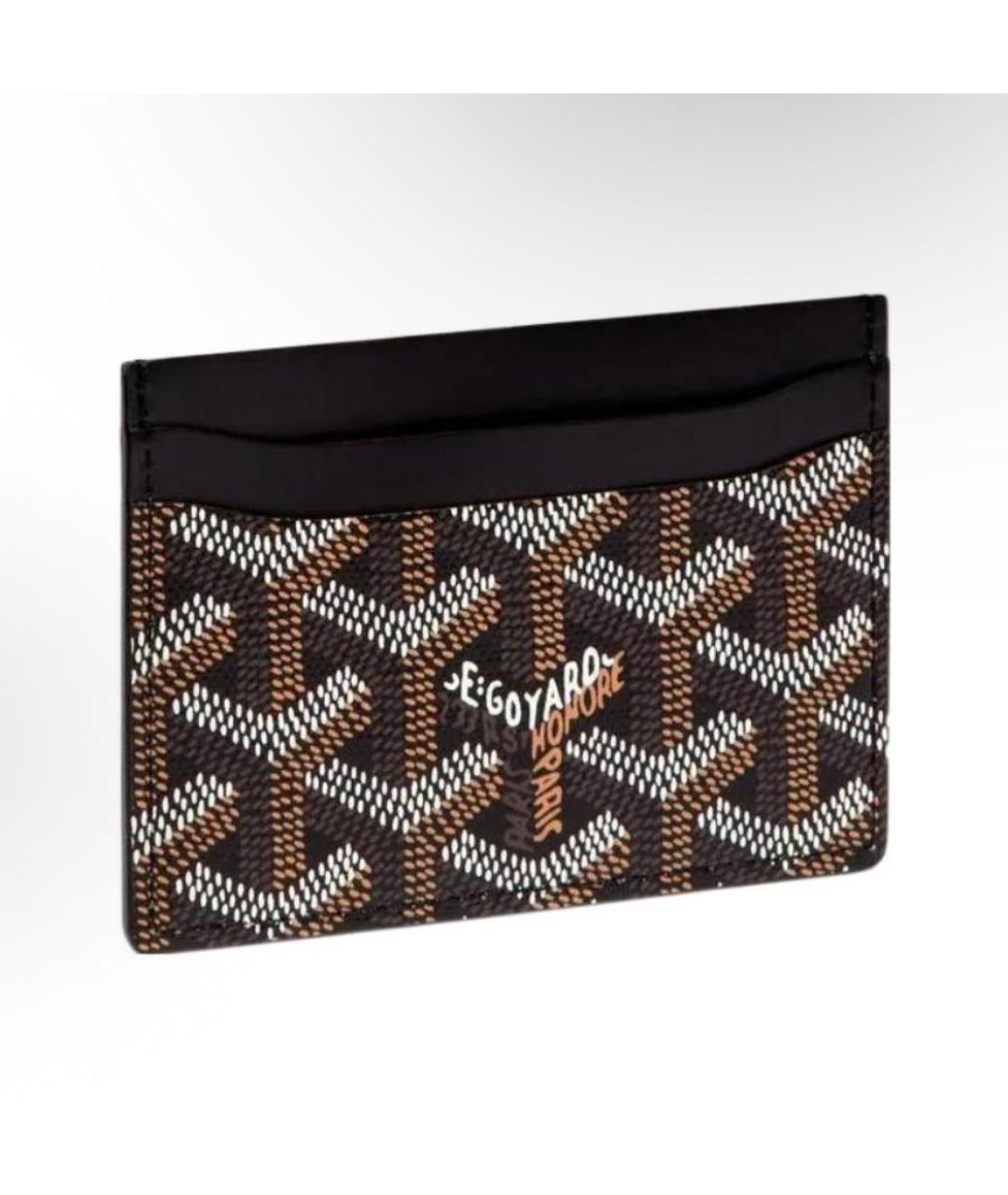 GOYARD Черный кожаный кардхолдер, фото 5