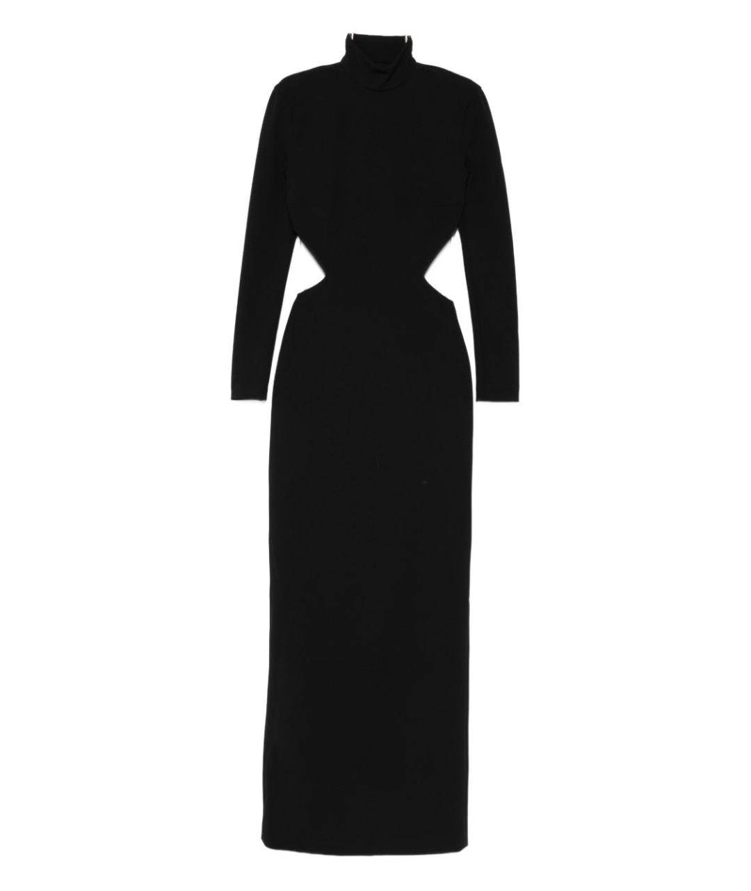 SOLACE LONDON Черное полиэстеровое вечернее платье, фото 1