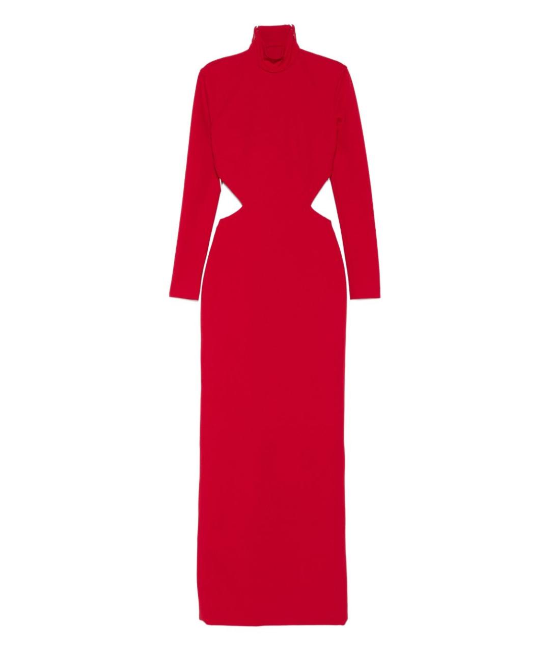 SOLACE LONDON Красное полиэстеровое повседневное платье, фото 1