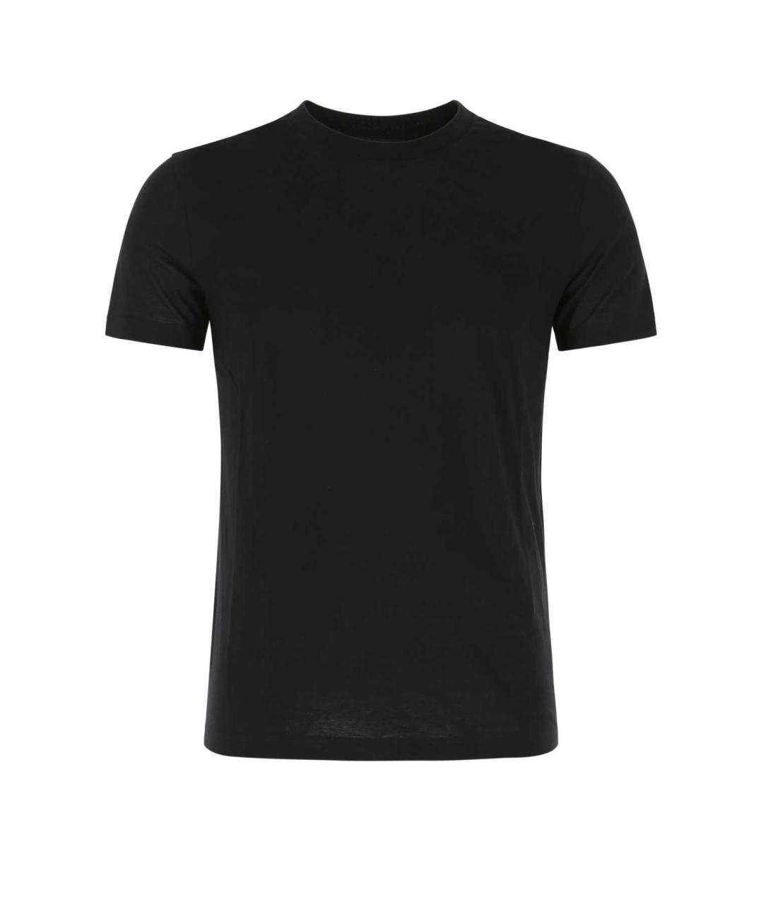 PRADA Черная хлопковая футболка, фото 1