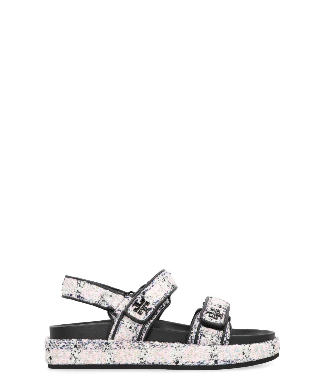 TORY BURCH Мульти текстильные сандалии, фото 1