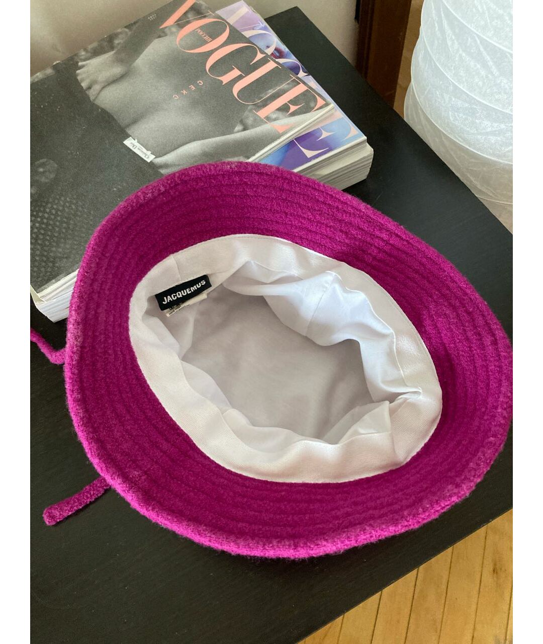 JACQUEMUS Розовая шерстяная шляпа, фото 4