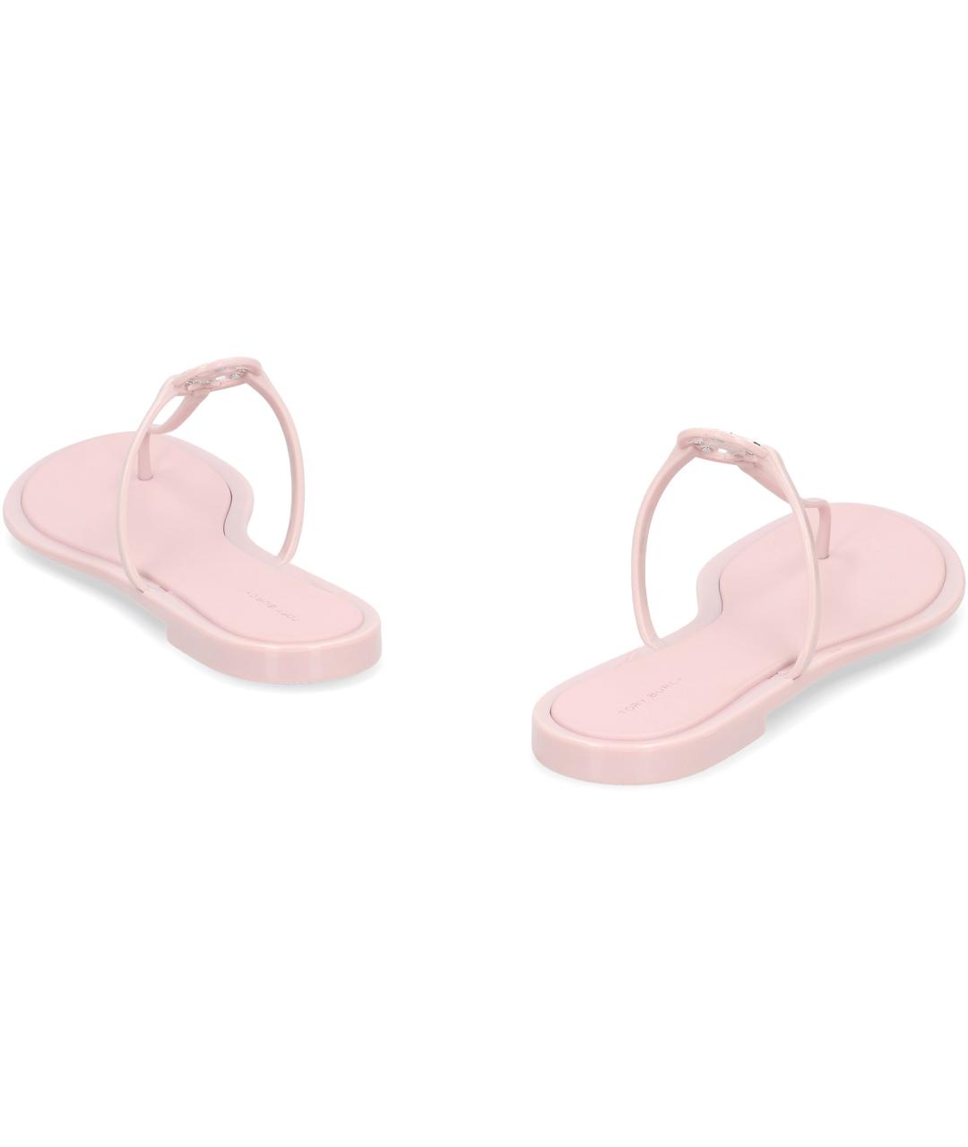 TORY BURCH Розовые шлепанцы, фото 4
