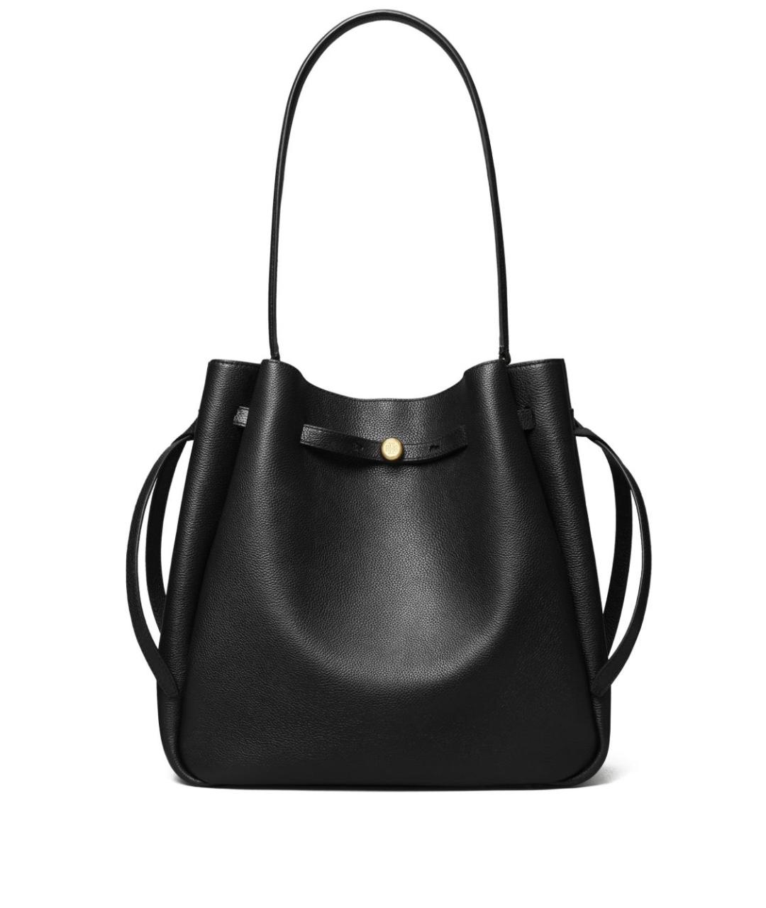 TORY BURCH Черная кожаная сумка через плечо, фото 1