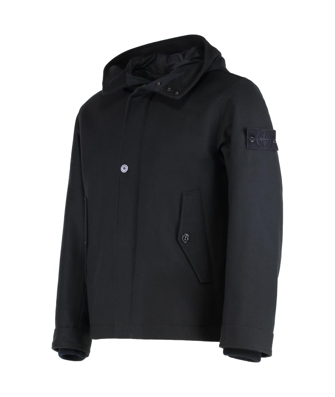 STONE ISLAND Синяя шерстяная куртка, фото 2