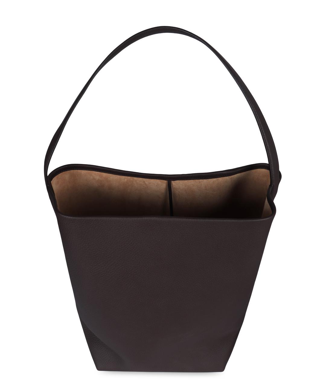 THE ROW Коричневая кожаная сумка тоут, фото 5