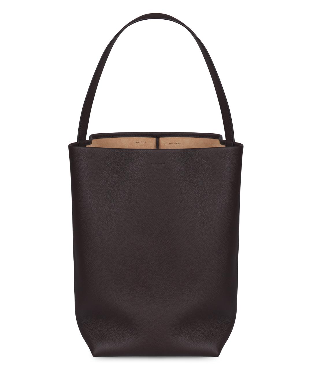 THE ROW Коричневая кожаная сумка тоут, фото 2