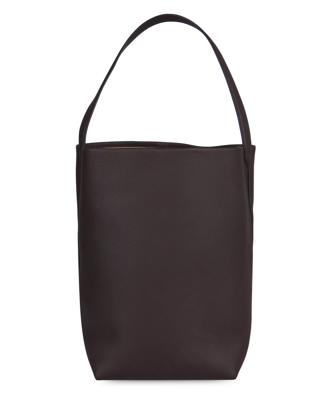 THE ROW Коричневая кожаная сумка тоут, фото 4