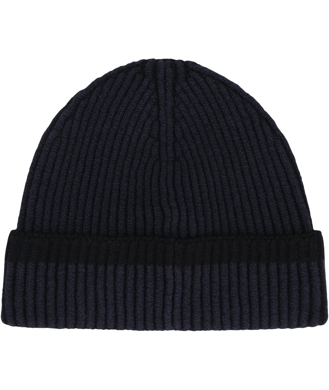 STONE ISLAND Синяя хлопковая шапка, фото 3