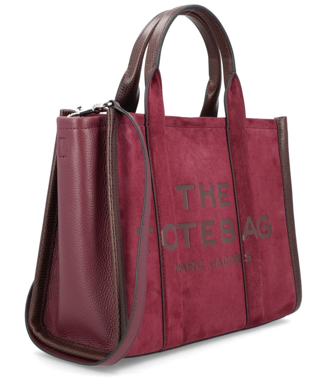 MARC JACOBS Фиолетовая кожаная сумка с короткими ручками, фото 3