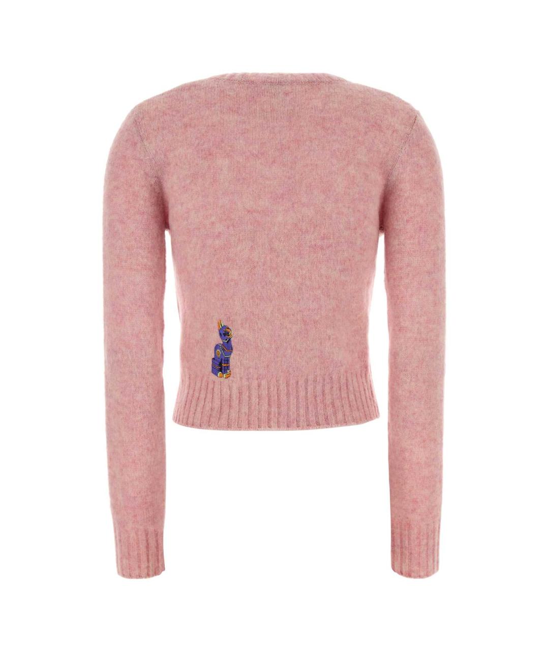 LOEWE Розовый шерстяной джемпер / свитер, фото 2