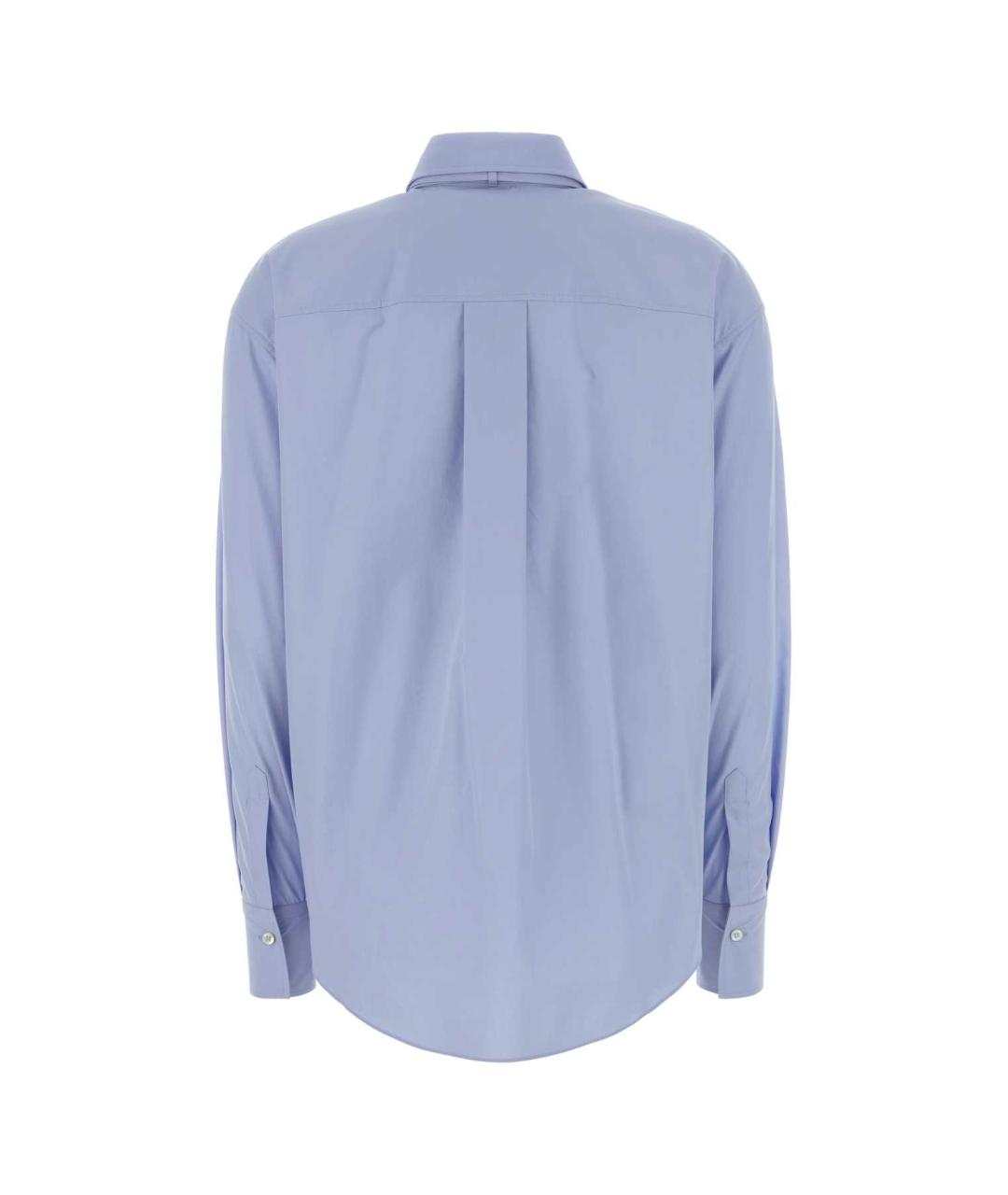BRUNELLO CUCINELLI Голубая хлопковая рубашка, фото 2