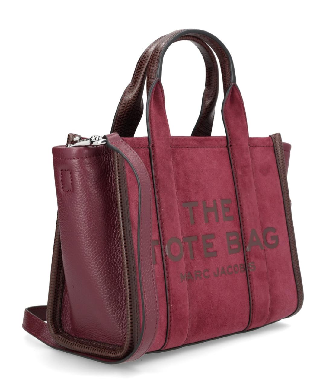 MARC JACOBS Фиолетовая кожаная сумка с короткими ручками, фото 3