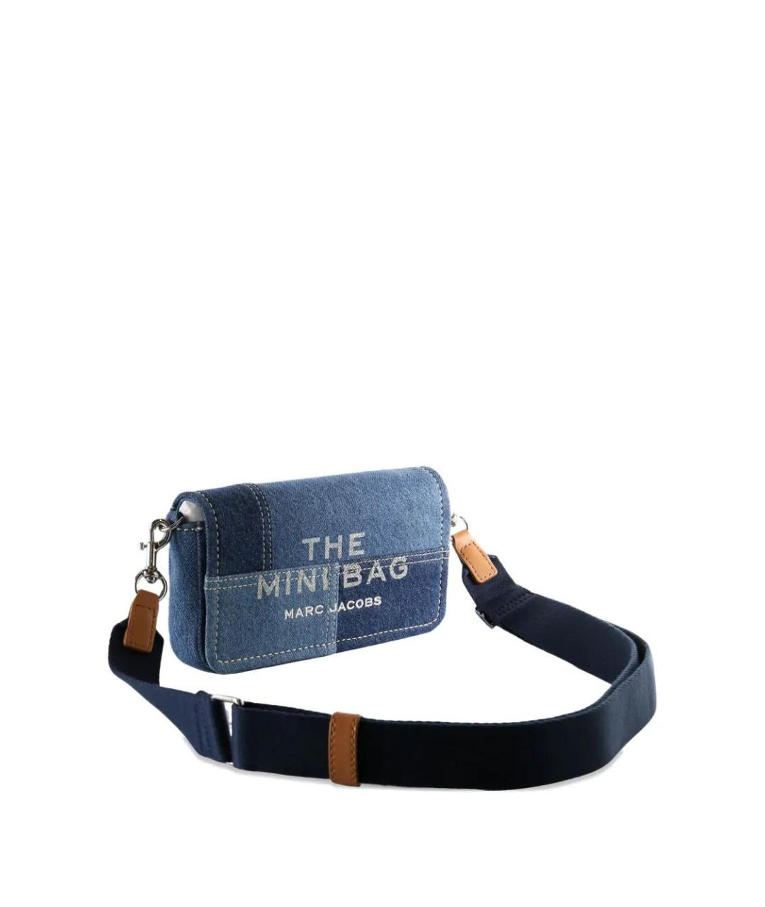 MARC JACOBS Голубая хлопковая сумка через плечо, фото 2
