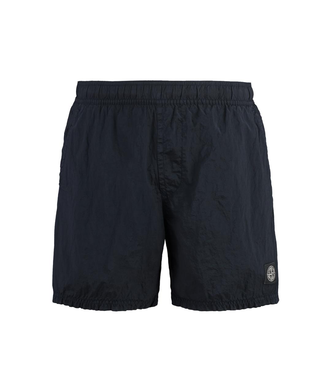 STONE ISLAND Синие полиамидовые плавки, фото 1