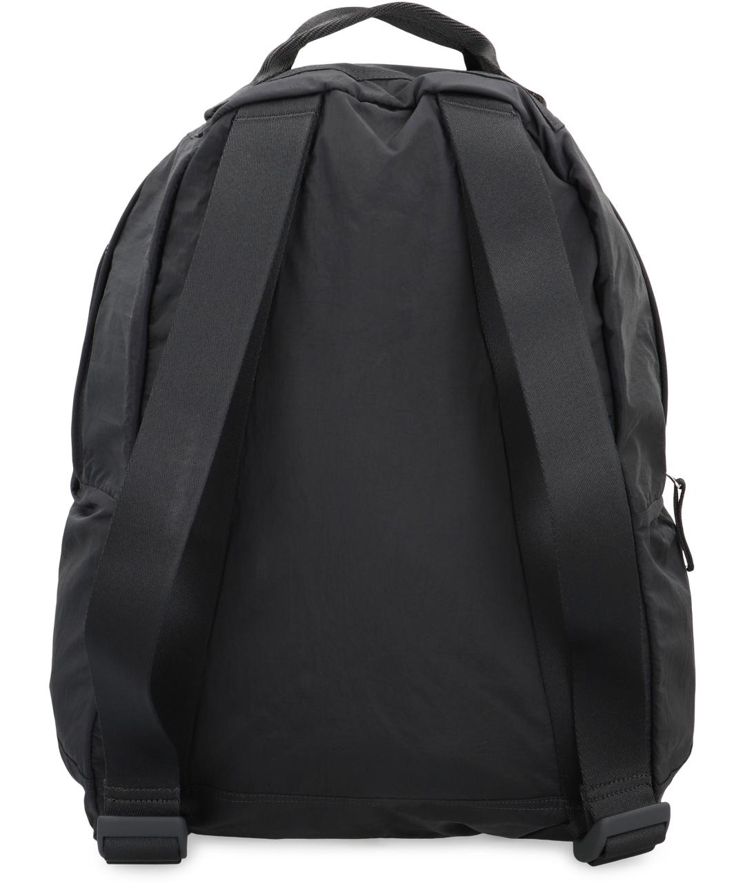 STONE ISLAND Черный синтетический рюкзак, фото 4