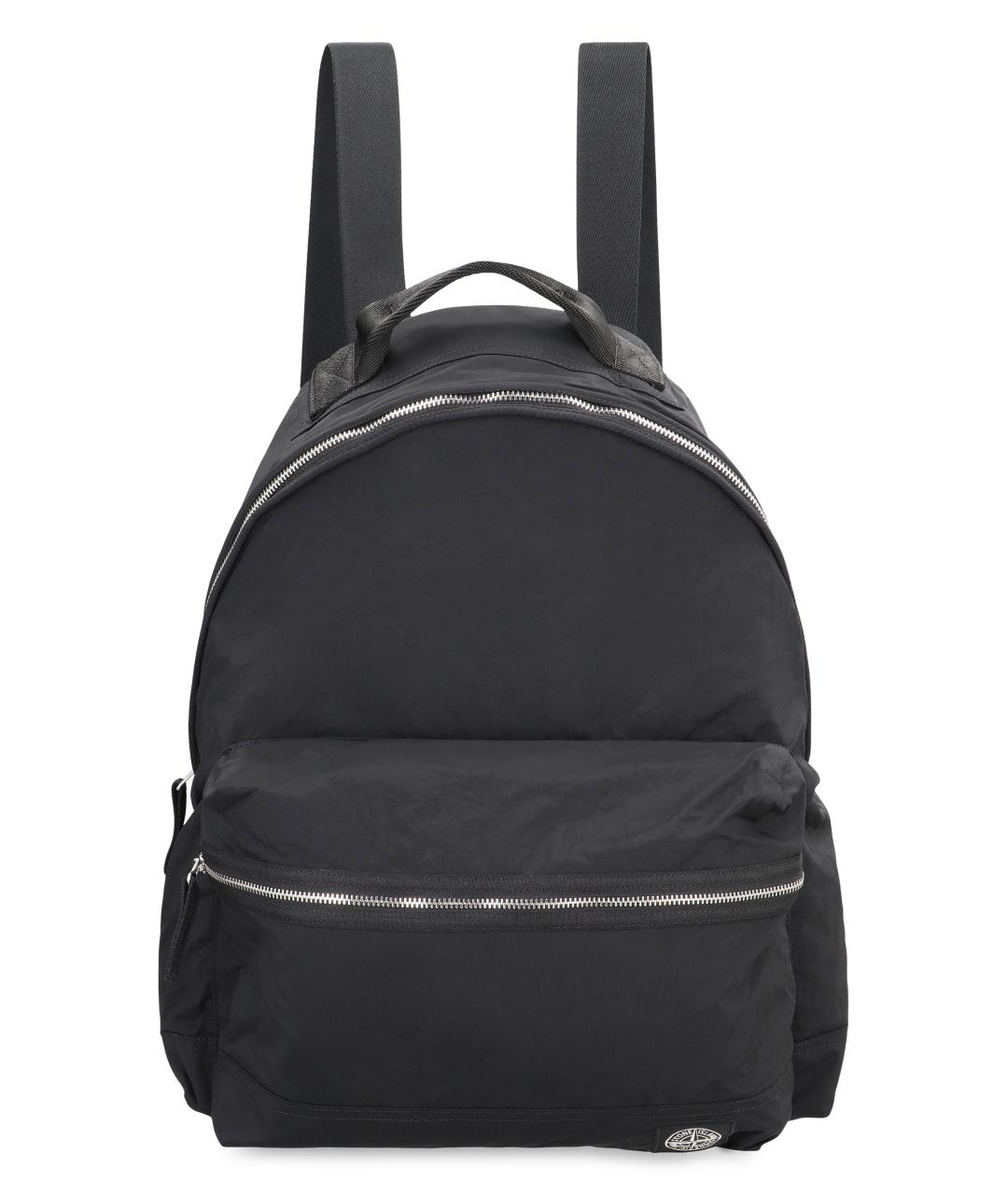 STONE ISLAND Черный синтетический рюкзак, фото 1
