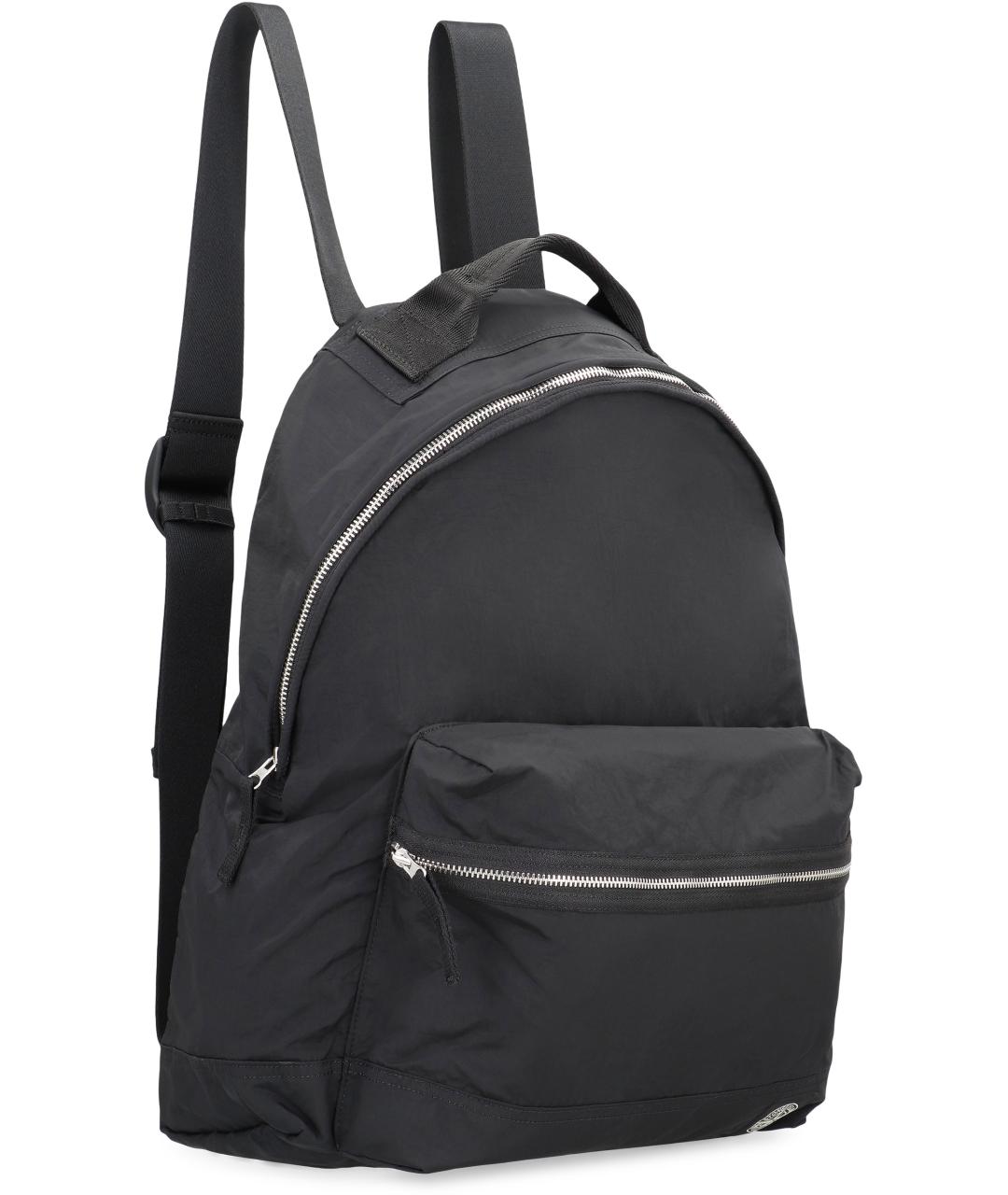 STONE ISLAND Черный синтетический рюкзак, фото 3