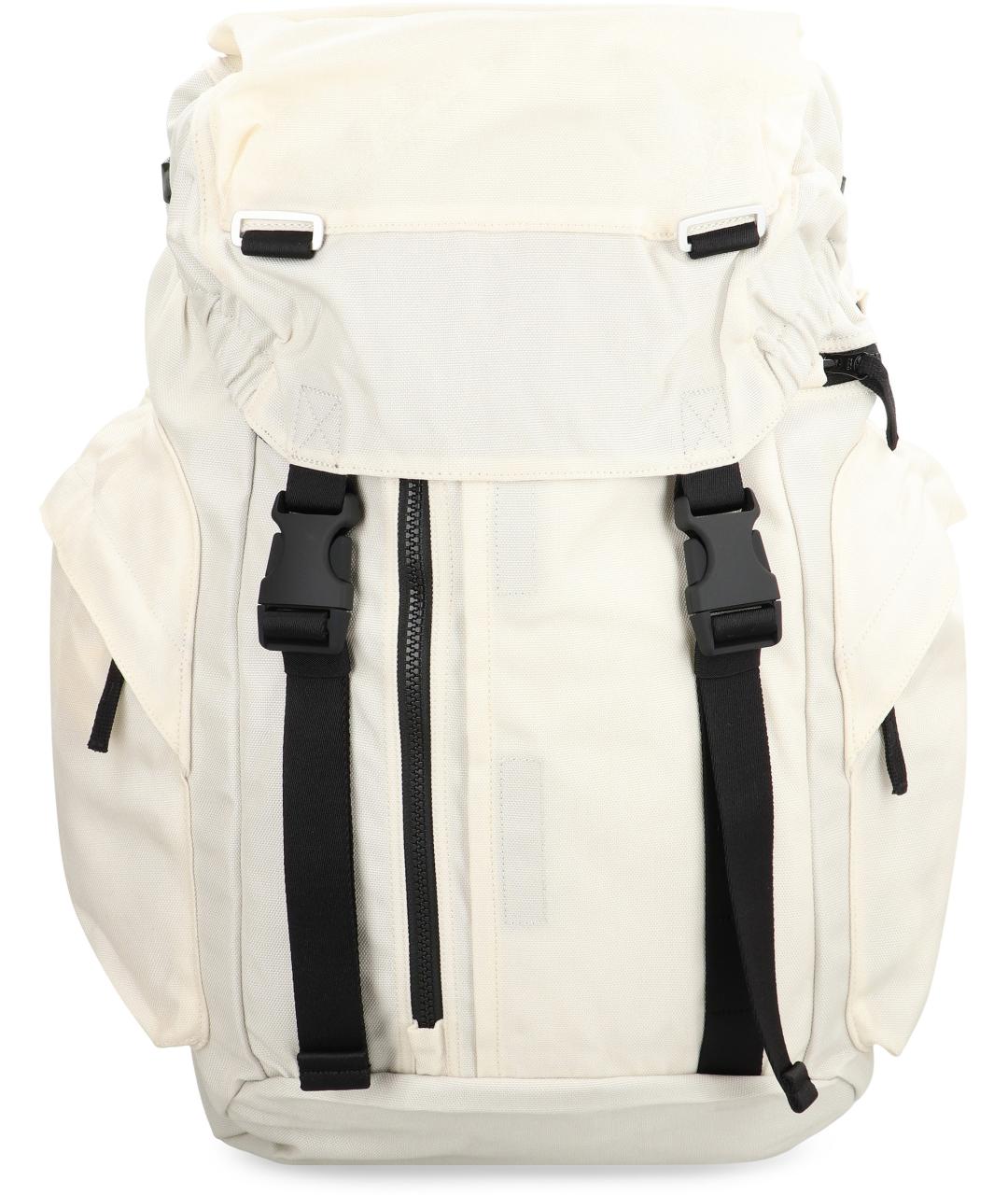 STONE ISLAND Белый тканевый рюкзак, фото 2